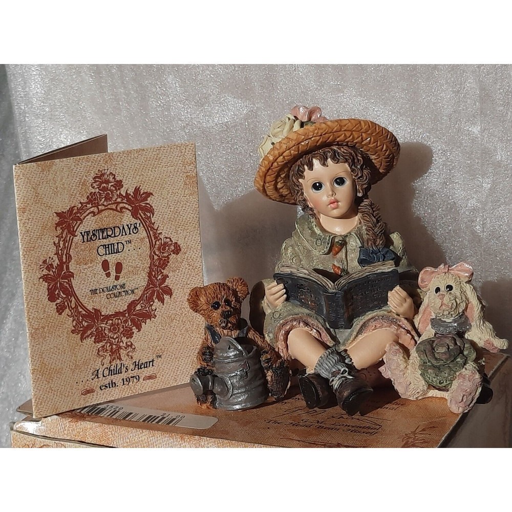 BOYDS BEAR YESTERDAYS CHILD DOLLSTONE JULIA EMMY LOU GARDEN FRIENDS 1E 3528 ⭐️
